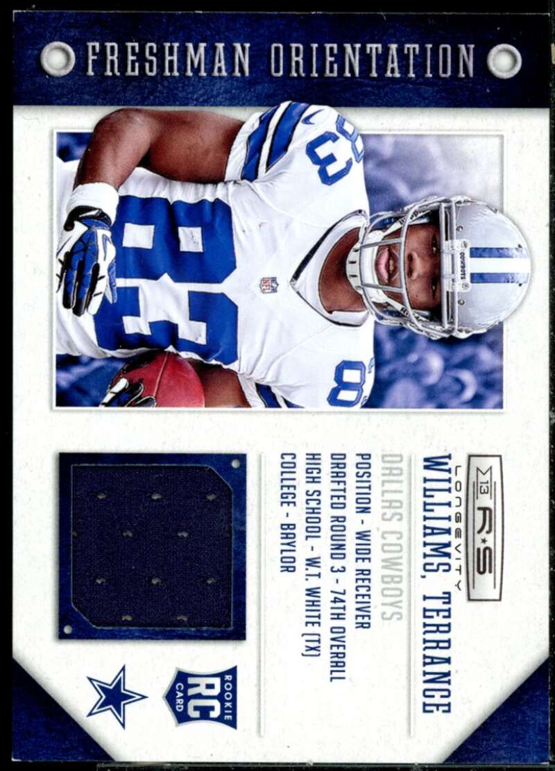 Terrance Williams Rookie 2013 Rookies and Stars Freshman Orientation Jersey #35  Image 1