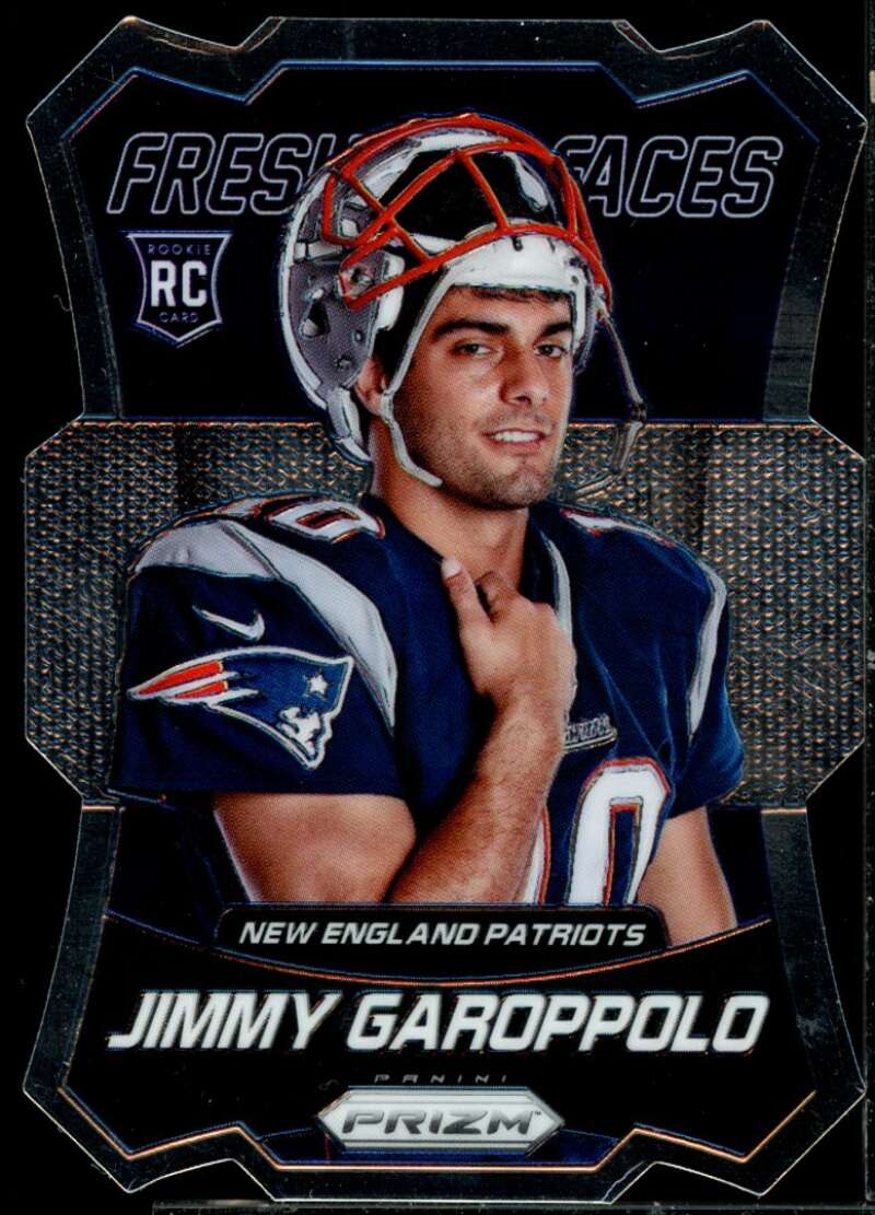 Jimmy Garoppolo Rookie Card 2014 Panini Prizm Fresh Faces #17  Image 1