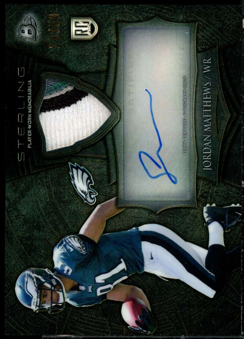 Matthews 2014 Bowman Sterling Rookie Autograph Relics Black Refractors #BSARJMA  Image 1