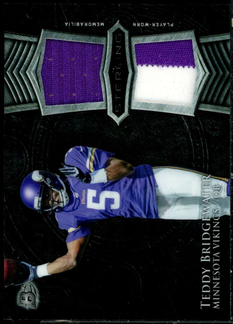 Teddy Bridgewater Rookie Card 2014 Bowman Sterling Relics #BSRDRTB  Image 1