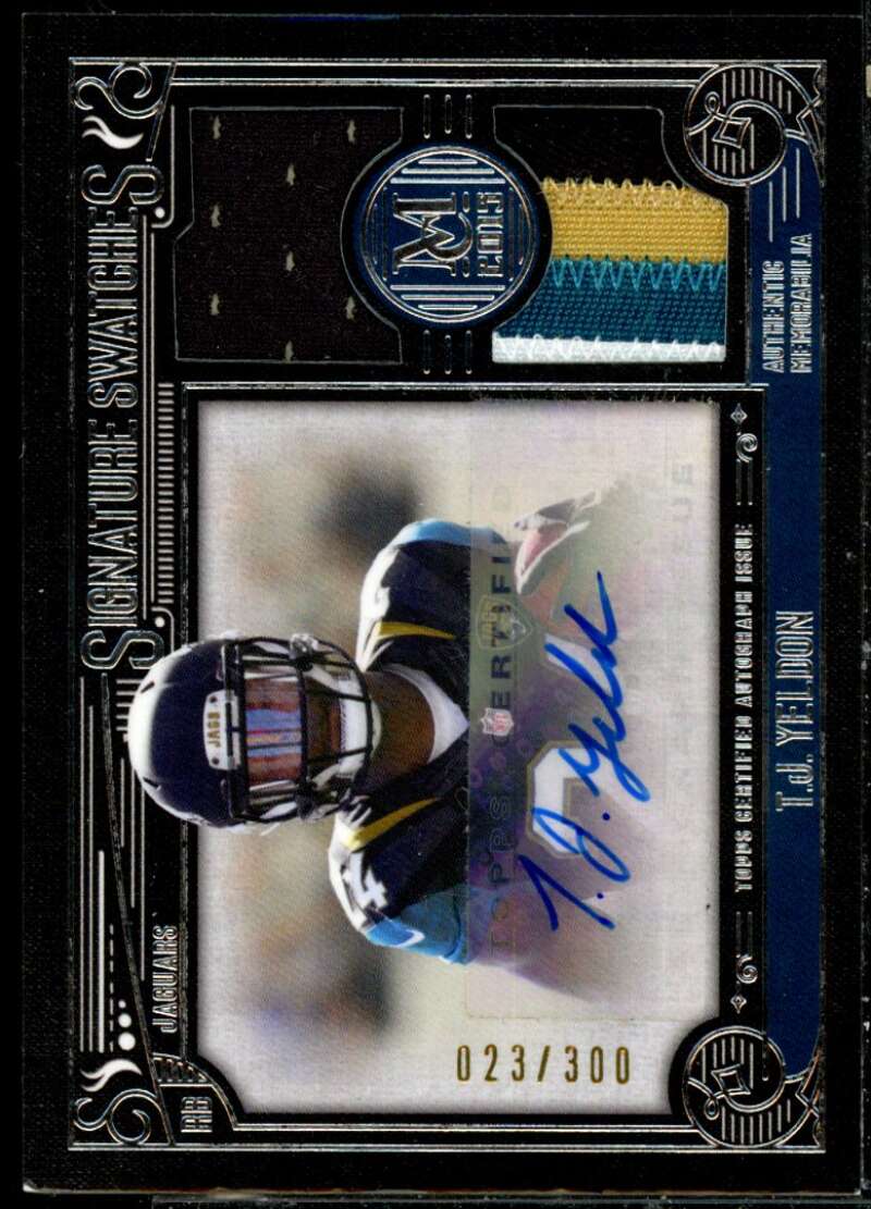 Yeldon 2015 Topps Museum Collection Signatures Swatches Dual Relic AU #SSDRTY  Image 1