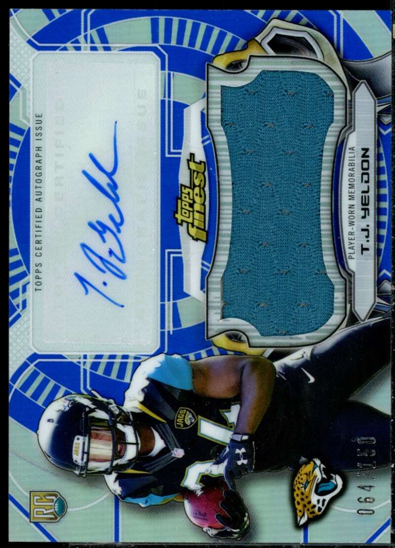 : 2015 Topps T.J. Yeldon Jaguars Game Used Jersey