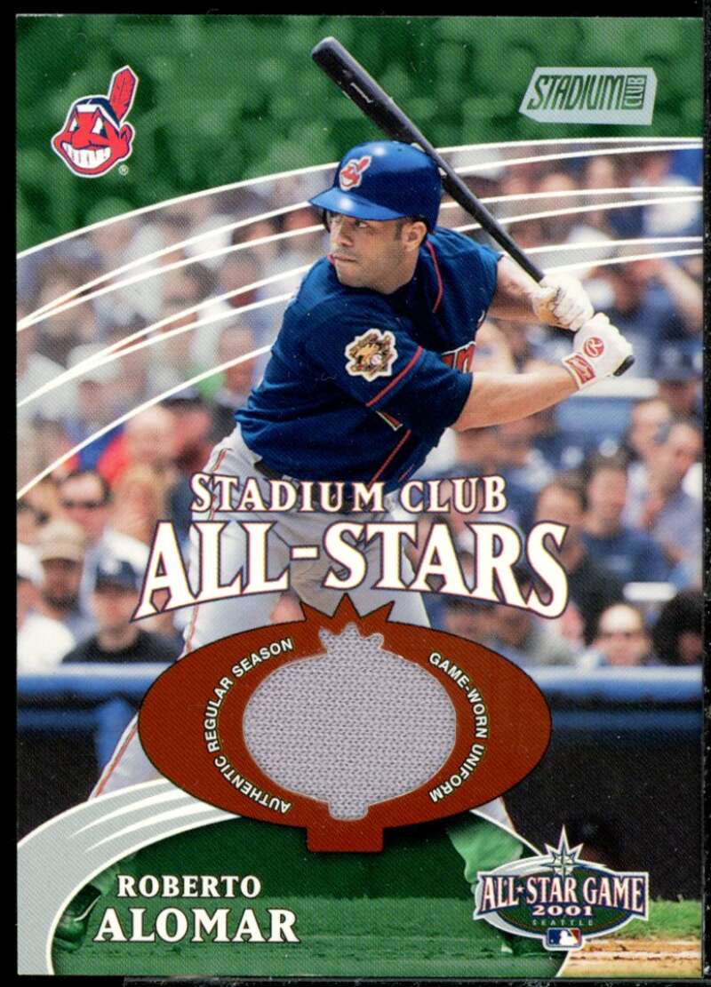 Roberto Alomar Uni Card 2002 Stadium Club All-Star Relics #SCASRA  Image 1