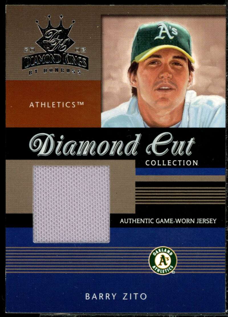 Barry Zito Jsy Card 2003 Diamond Kings Diamond Cut Collection #DC50  Image 1