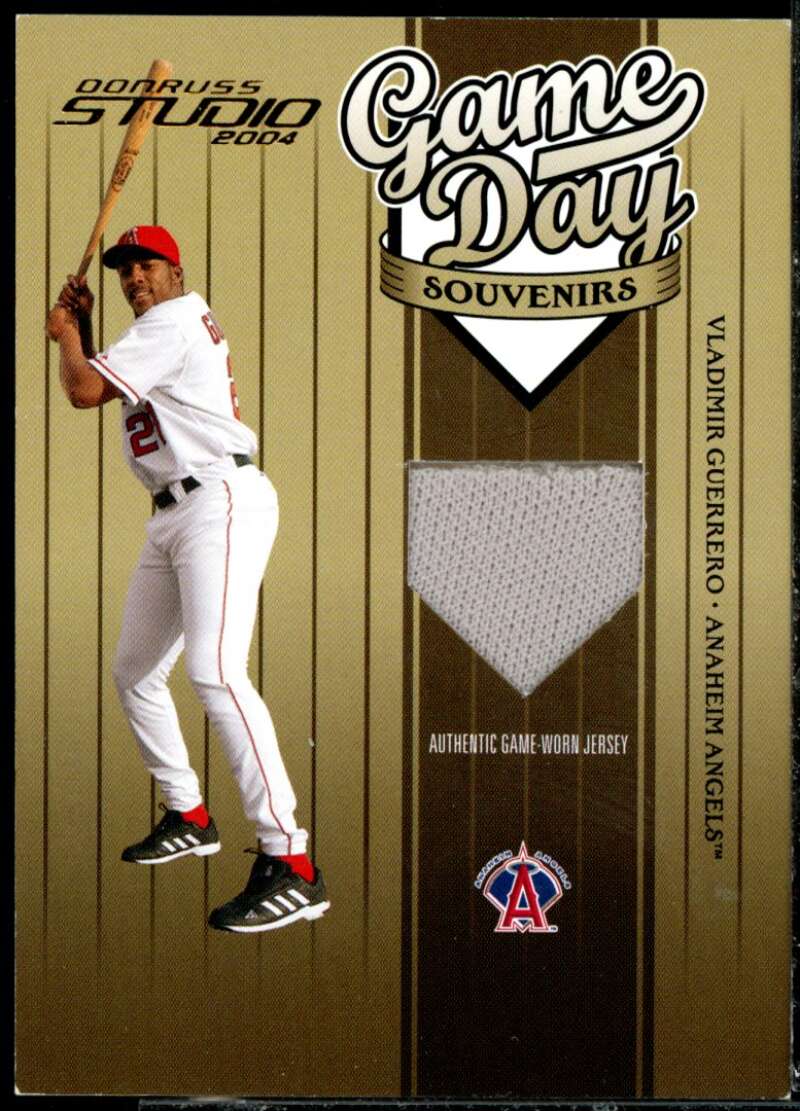 Vladimir Guerrero Jsy Card 2004 Studio Game Day Souvenirs #3  Image 1