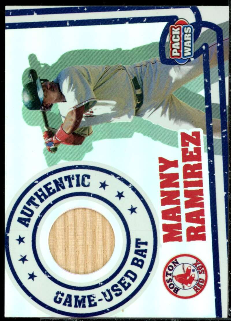 Manny Ramirez Bat Card 2005 Topps Pack Wars Relics #MRB  Image 1