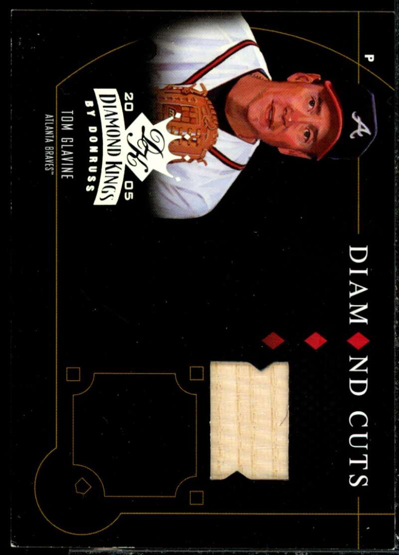 2005 Diamond Kings Diamond Cuts Tom Glavine Dual Bat Jersey #D048/100 #DC48  *663 - Sportsnut Cards