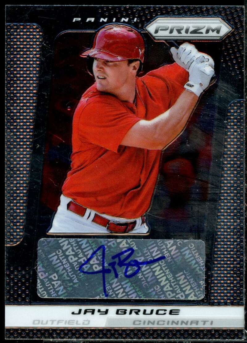 Jay Bruce Card 2013 Panini Prizm Autographs #JB  Image 1
