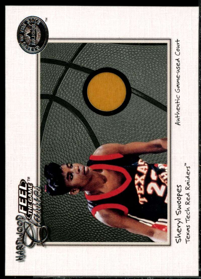 Sheryl Swoopes Card 2001 Greats of the Game Feel the Game Hardwood Classics #18  Image 1