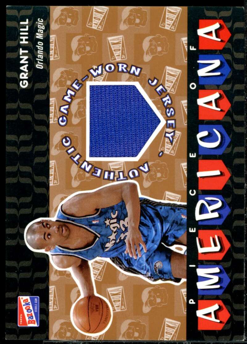 Grant Hill Card 2003-04 Bazooka Piece of Americana #GH  Image 1