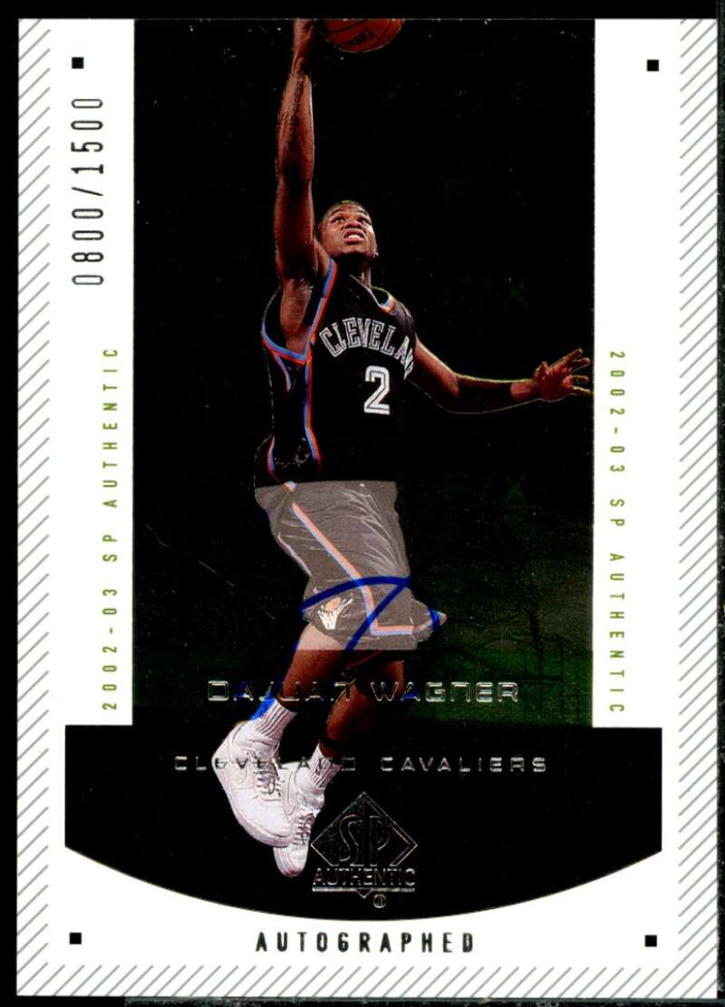 DaJuan Wagner AU Rookie Card 2002-03 SP Authentic #147  Image 1