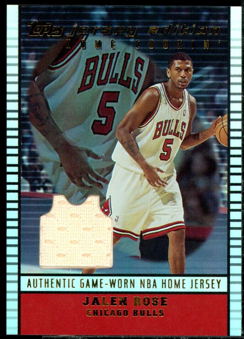 Jalen Rose Card 2002-03 Topps Jersey Edition #JEJRO  Image 1