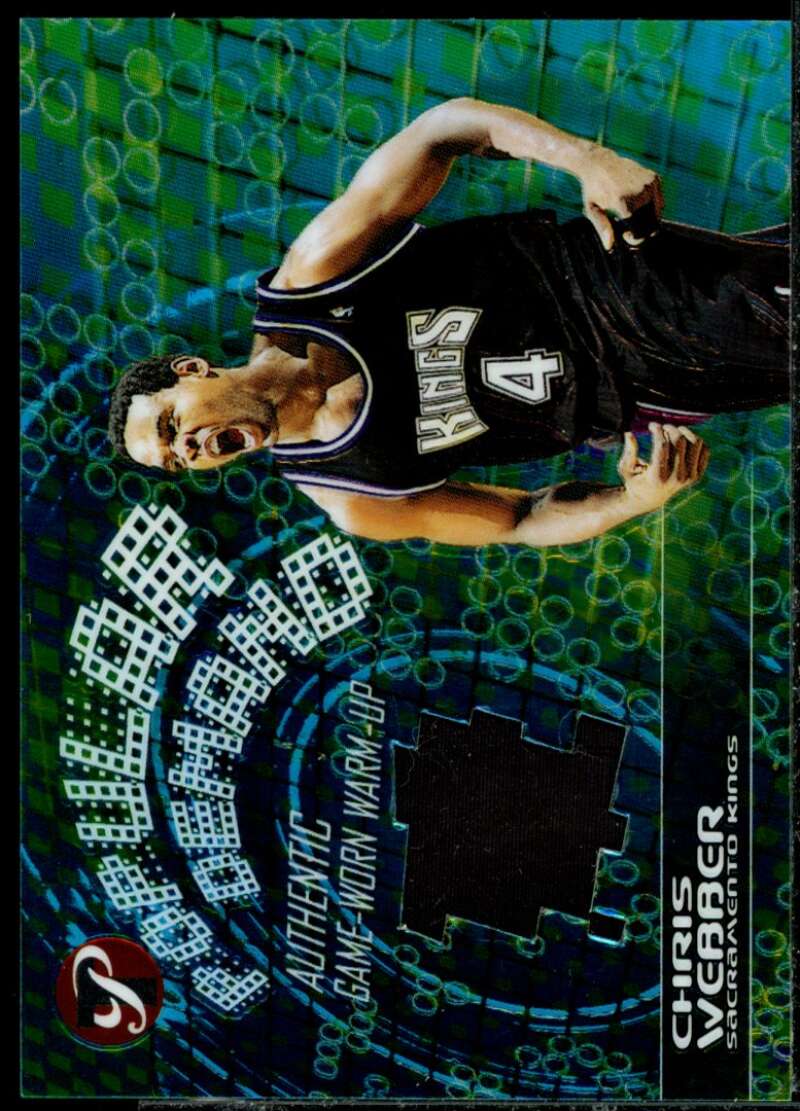 Chris Webber Card 2002-03 Topps Pristine Popular Demand #PDCW  Image 1