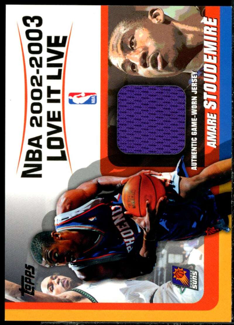 Amare Stoudemire Card 2003-04 Topps Love it Live Relics #AS  Image 1