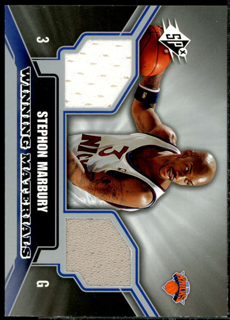 Stephon Marbury Card 2005-06 SPx Winning Materials #ST  Image 1