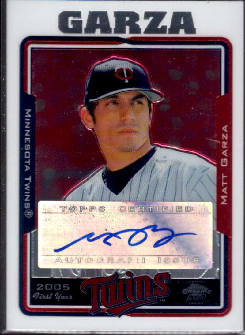Matt Garza FY AU A RC Card 2005 Topps Chrome Update #227  Image 1