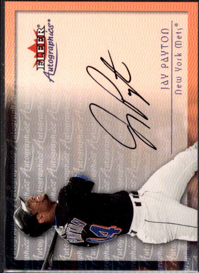 Jay Payton Card 2001 Fleer Autographics #77  Image 1