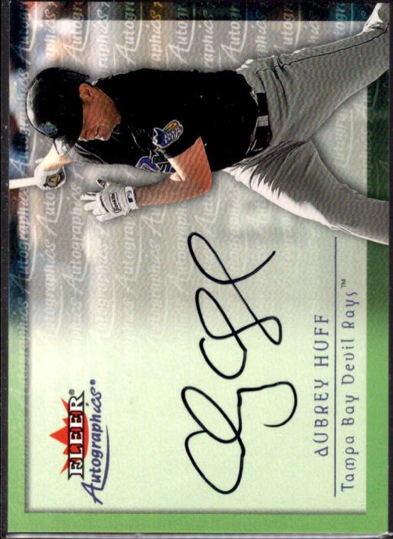 Aubrey Huff Card 2001 Fleer Autographics #46  Image 1