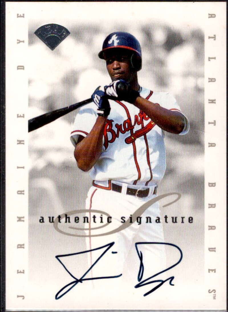 Jermaine Dye SP/2500 Card 1996 Leaf Signature Extended Autographs #44  Image 1