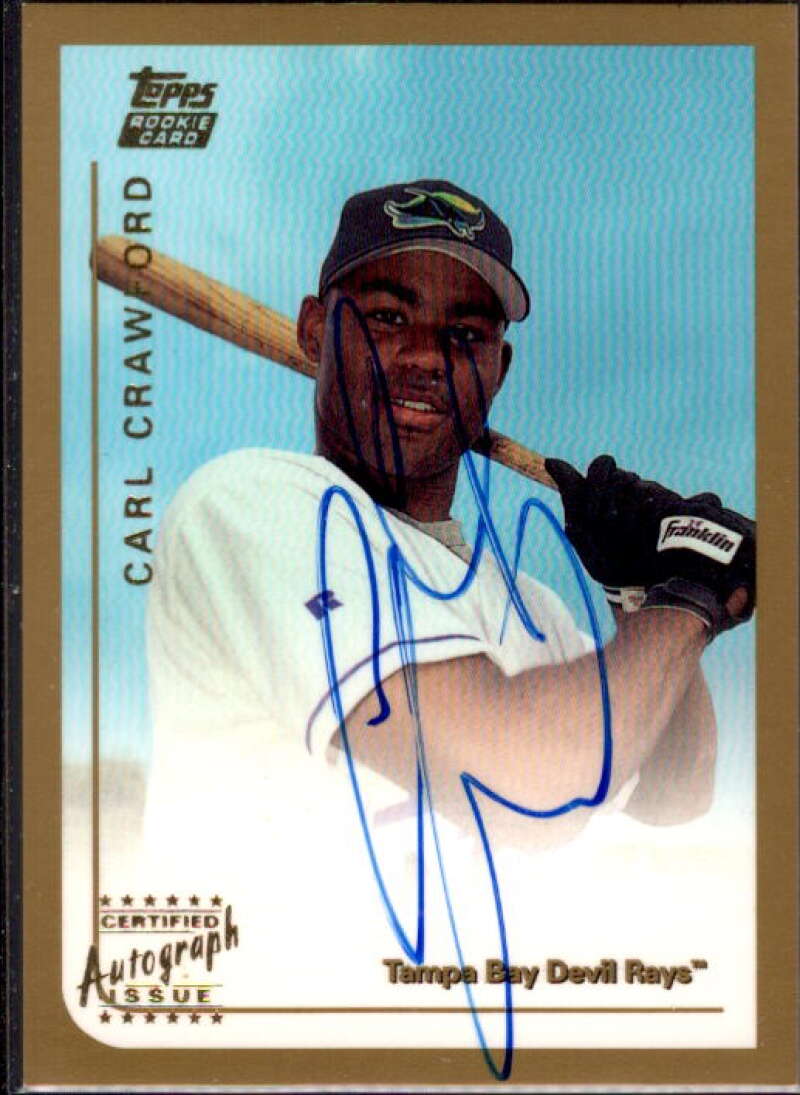 1999 Topps Traded Baseball #T75 Carl Crawford Rookie Card at