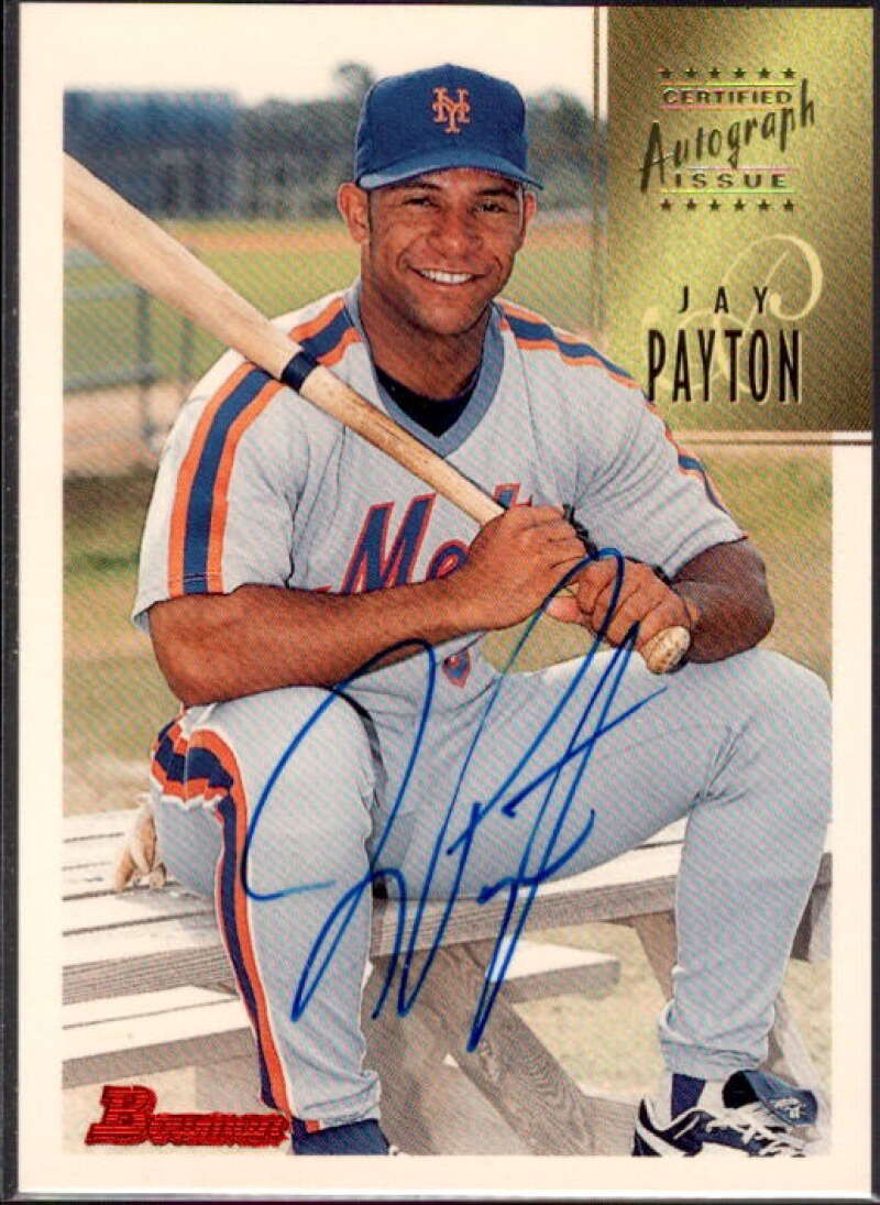 Jay Payton Card 1997 Bowman Certified Blue Ink Autographs #CA61  Image 1