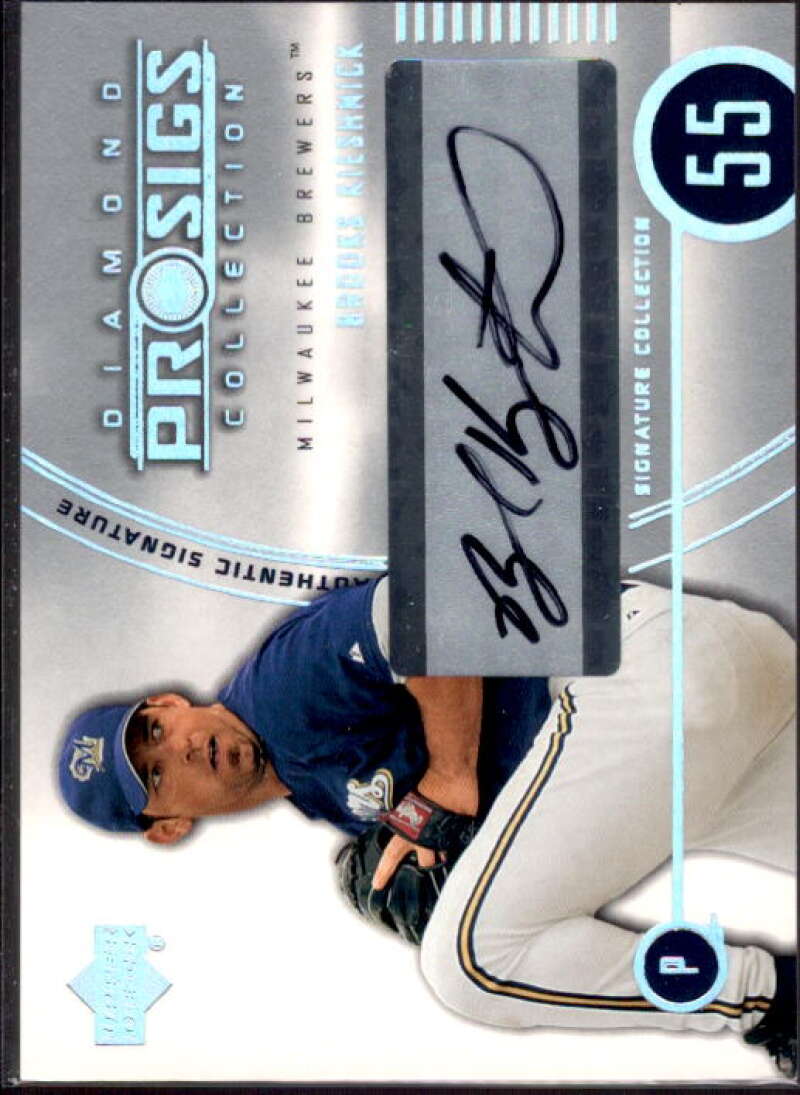 Brooks Kieshnick AU Card 2004 UD Diamond Pro Sigs #161  Image 1