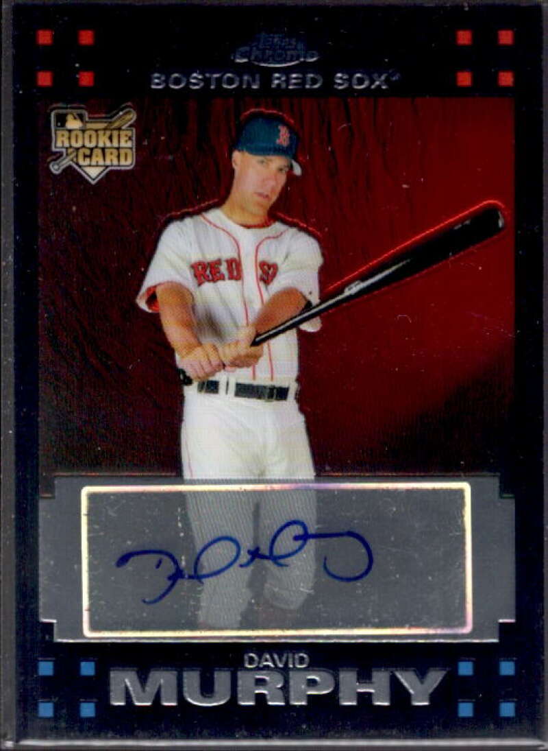 David Murphy AU (RC) Card 2007 Topps Chrome #334  Image 1