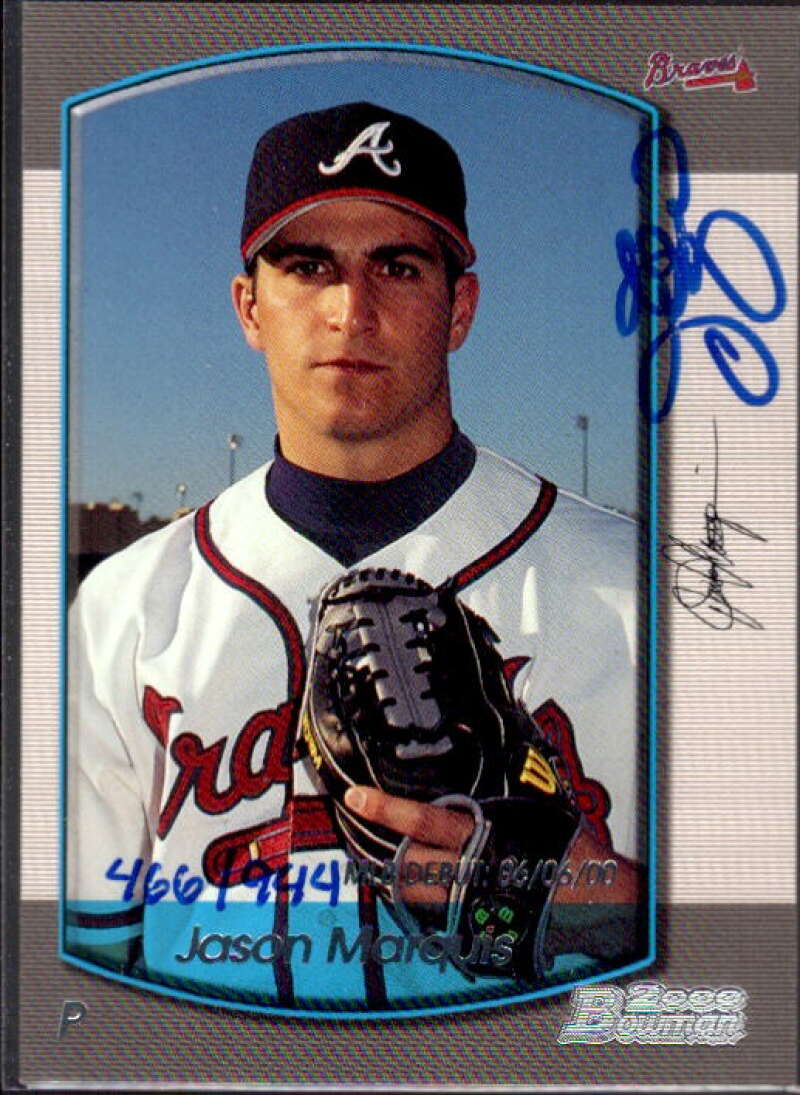 Jason Marquis 00 B Card 2006 Bowman Originals Buyback Autographs #433  Image 1