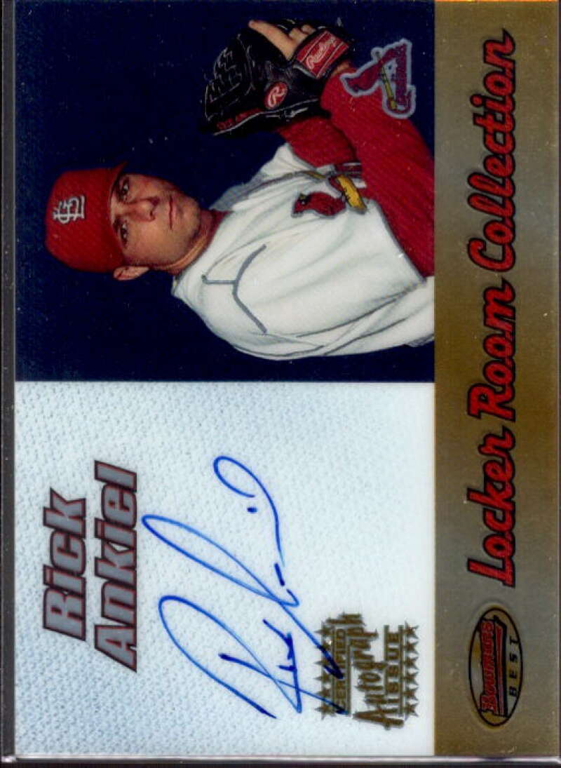 Rick Ankiel Card 2000 Bowman's Best Locker Room Collection Autographs #LRCA2  Image 1