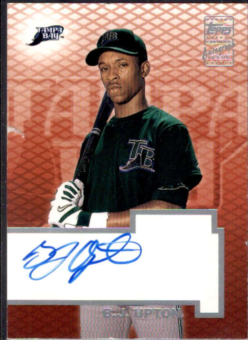 B.J. Upton Card 2003 Topps Autographs #BU  Image 1