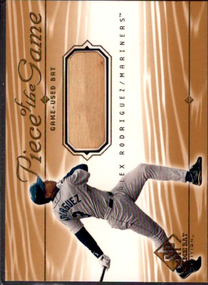 Alex Rodriguez Card 2001 SP Game Bat Edition Piece of the Game #AR  Image 1