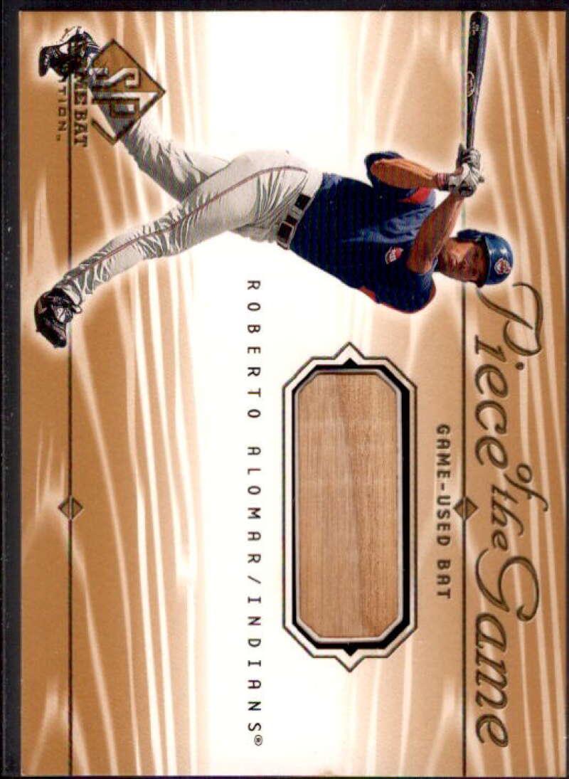 Roberto Alomar Card 2001 SP Game Bat Edition Piece of the Game #RA  Image 1