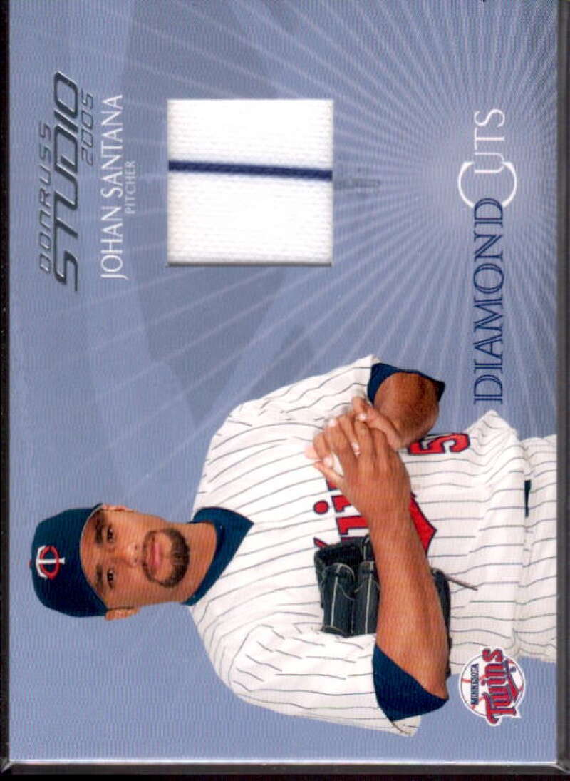 Johan Santana Card 2005 Studio Diamond Cuts Jersey #7  Image 1