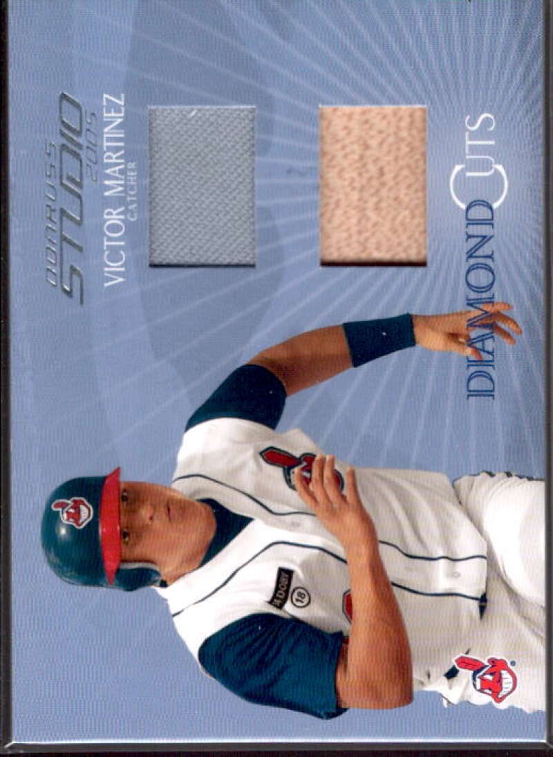 Victor Martinez Bat-Jsy Card 2005 Studio Diamond Cuts Combo #22  Image 1