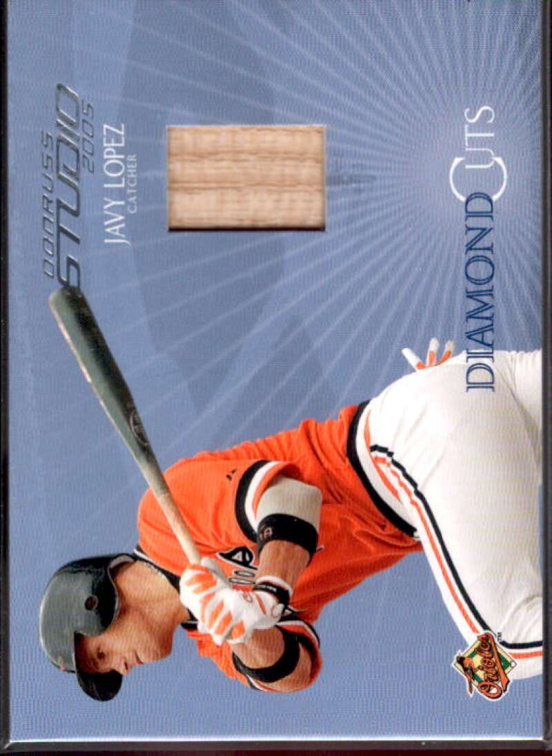 Javy Lopez Card 2005 Studio Diamond Cuts Bat #5  Image 1