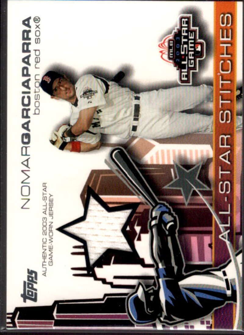 Nomar Garciaparra Card 2004 Topps All-Star Stitches Jersey Relics #NG  Image 1