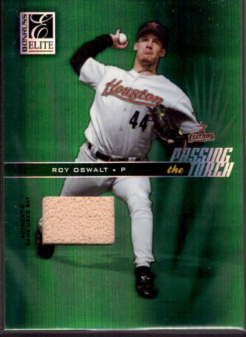 Roy Oswalt/200 Card 2004 Donruss Elite Passing the Torch Bats #30  Image 1