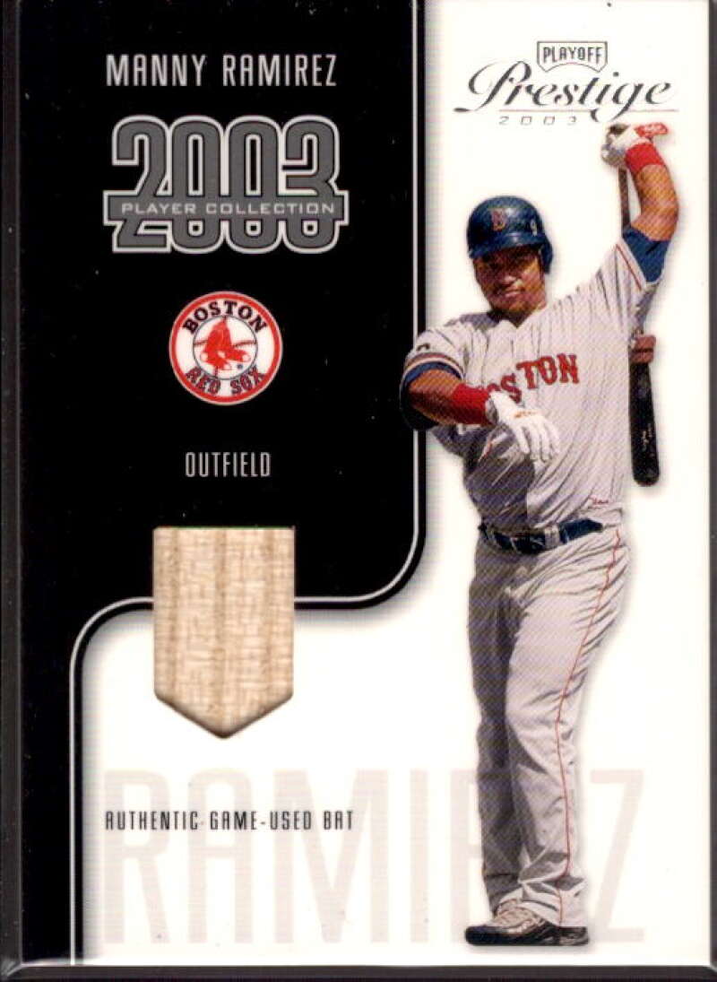  2002 Donruss Originals Gamers Manny Ramirez Game Worn