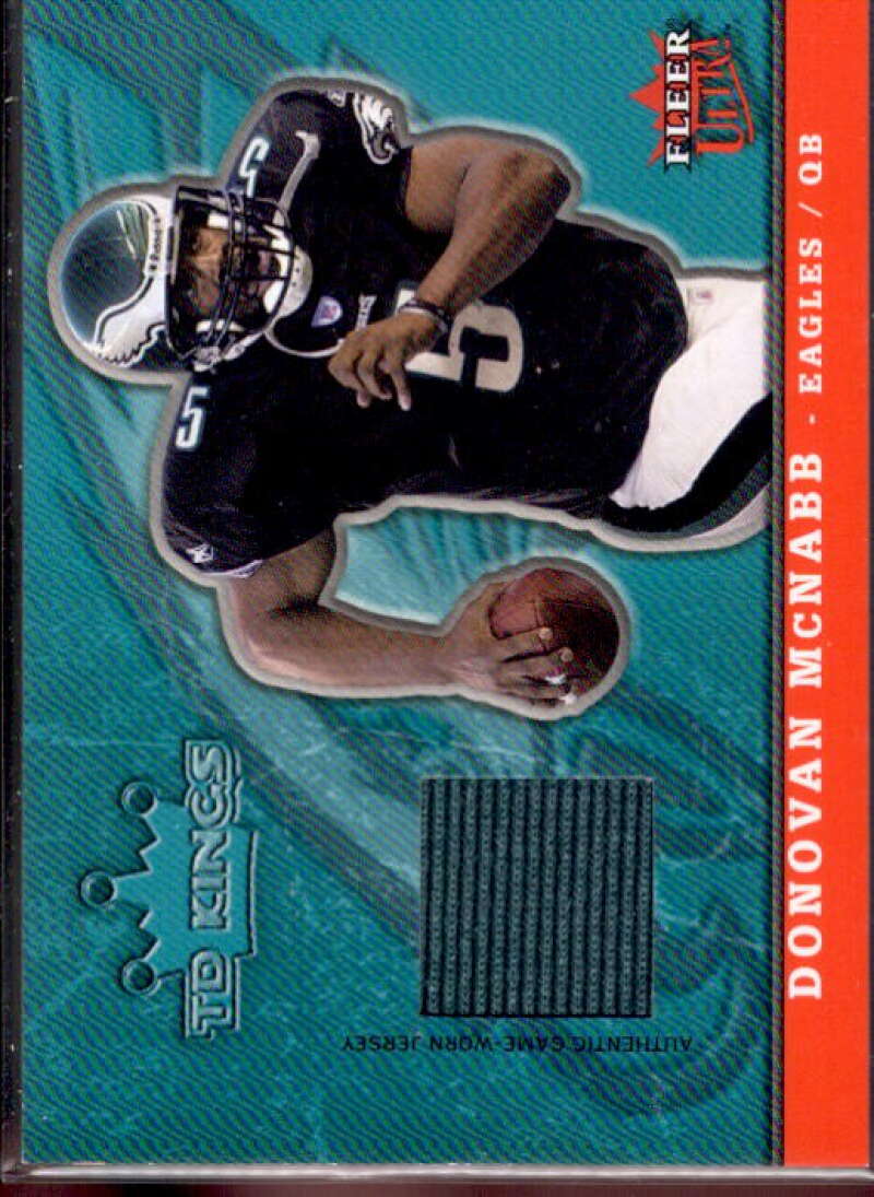 Donovan Mcnabb Authentic Game Worn Jersey Card 