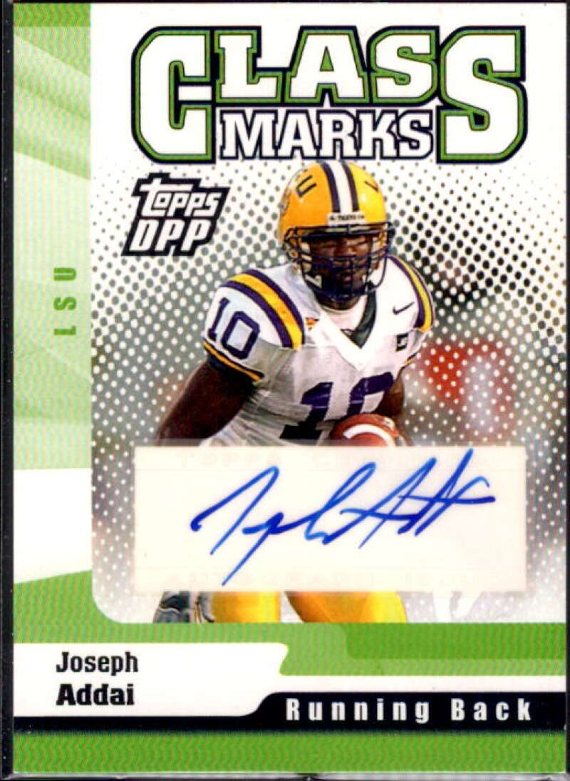 Joseph Addai 2006 Topps Draft Picks and Prospects Class Marks Autographs #CMJAD  Image 1