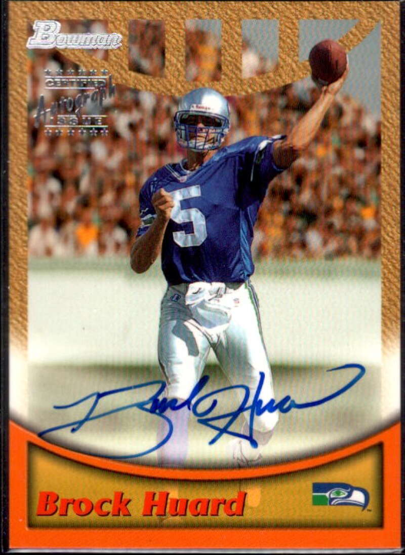 Brock Huard Card 1999 Bowman Autographs #A16  Image 1