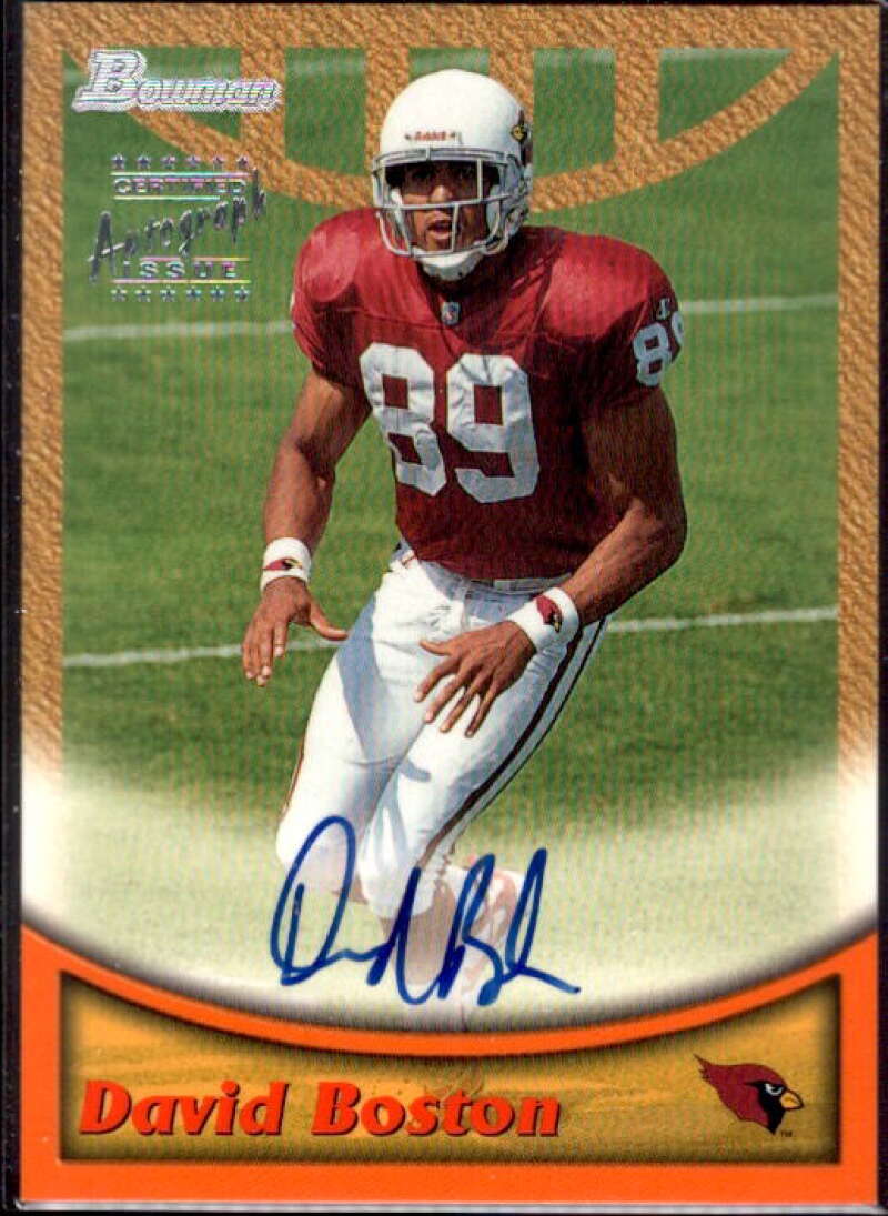 David Boston Card 1999 Bowman Autographs #A10  Image 1