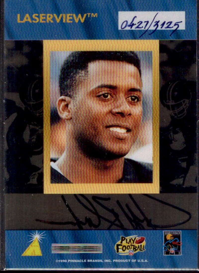 Jeff Blake Card 1996 Laser View Inscriptions #1  Image 2