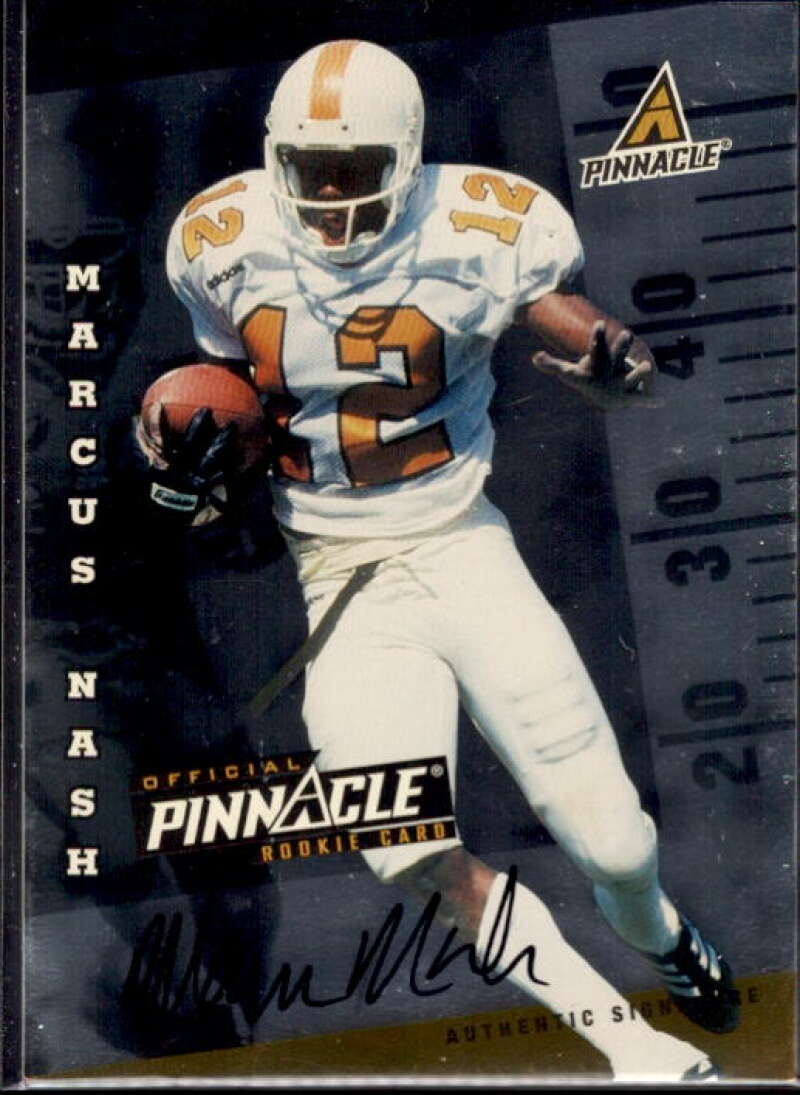 Marcus Nash Card 1998 Score Rookie Autographs #26  Image 1