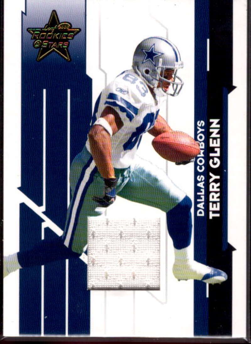 Terry Glenn Card 2006 Leaf Rookies and Stars Materials Gold #31  Image 1