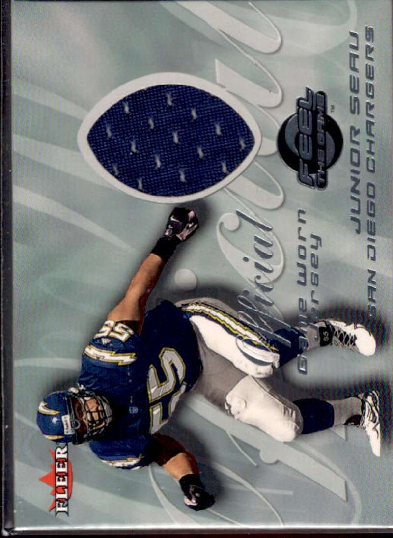 Junior Seau Card 2000 Fleer Tradition Feel the Game #58  Image 1