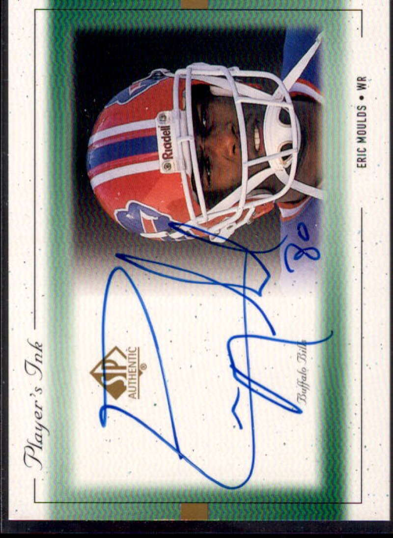 Eric Moulds Card 1999 SP Authentic Player's Ink Green #EMA  Image 1