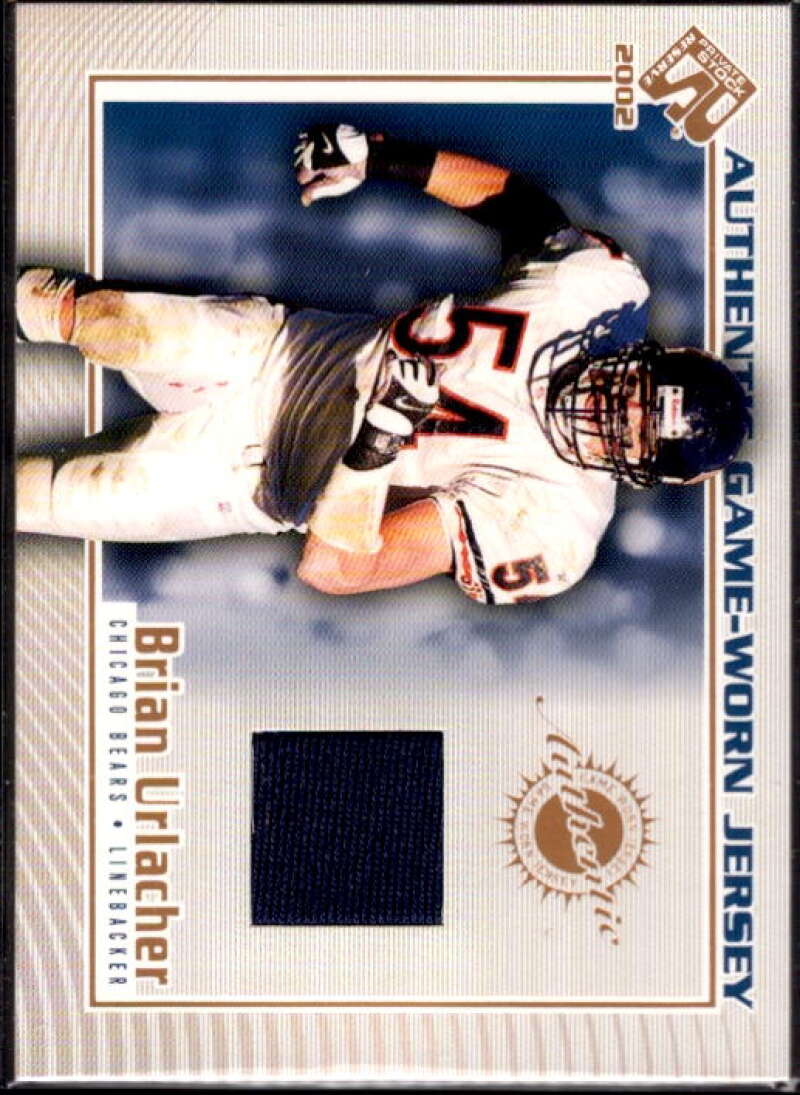 Brian Urlacher/512* Card 2002 Private Stock Game Worn Jerseys #27  Image 1