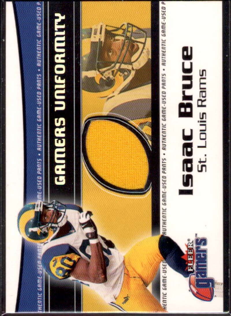 Isaac Bruce Pants Card 2000 Fleer Gamers Uniformity #6  Image 1