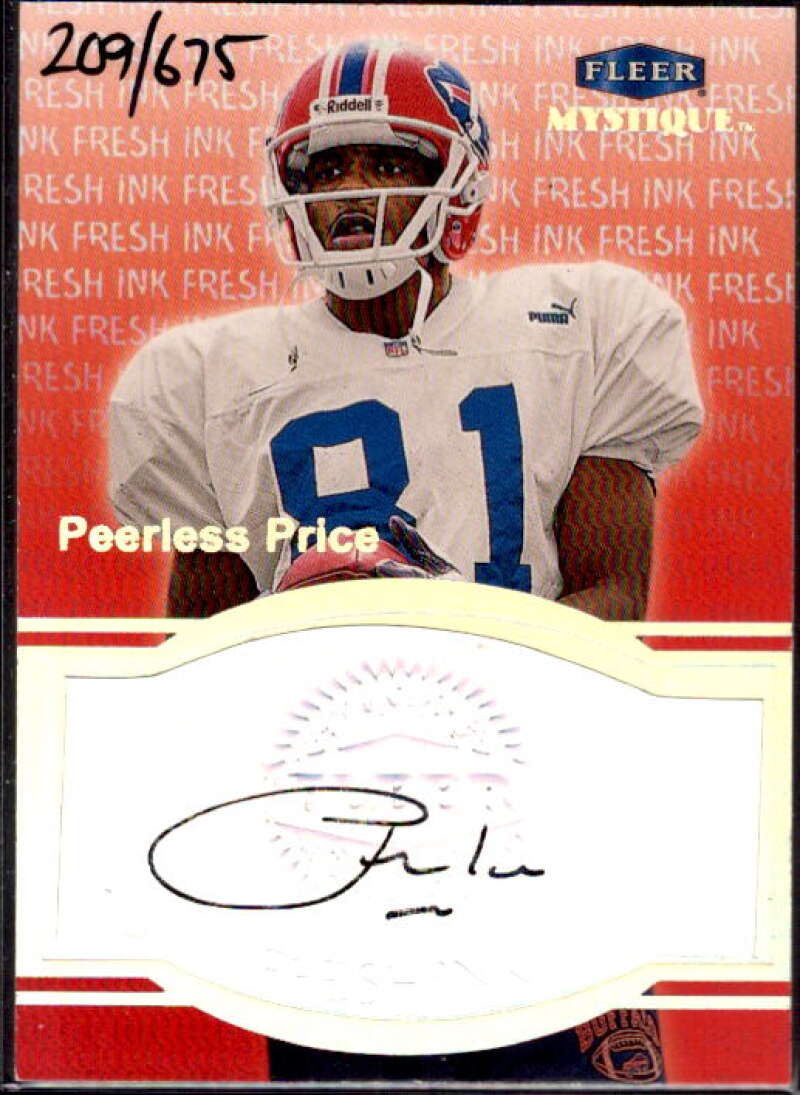 Peerless Price Card 1999 Fleer Mystique Fresh Ink #26  Image 1